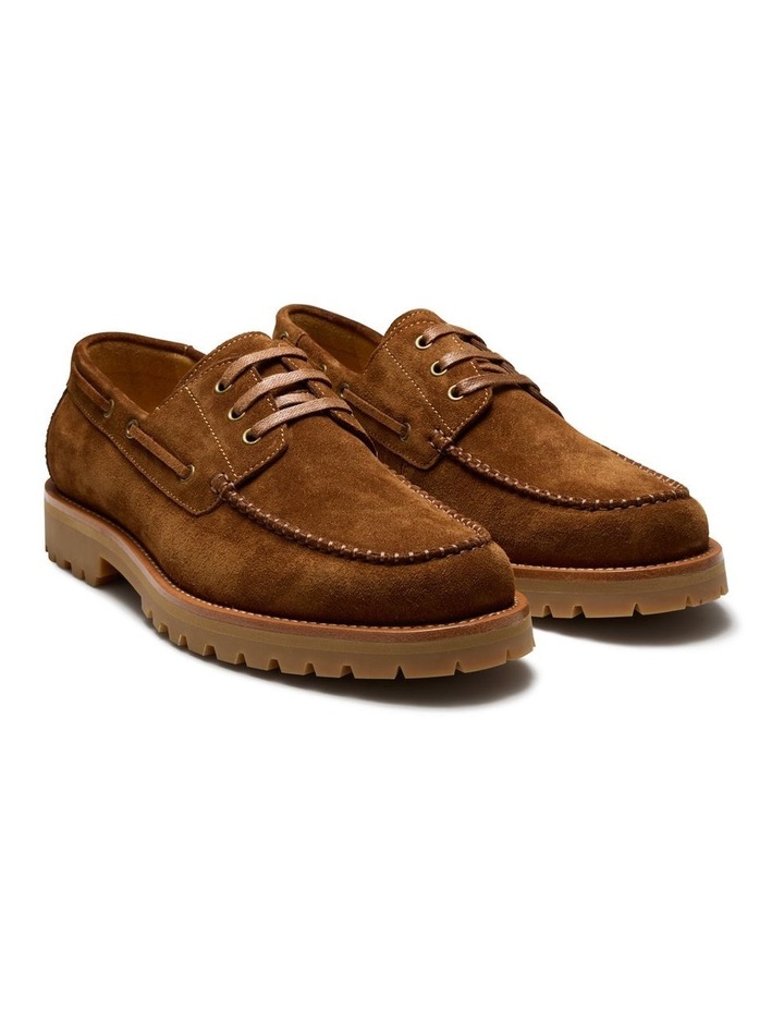 Ark Suede Boat Shoes in Brown image 3