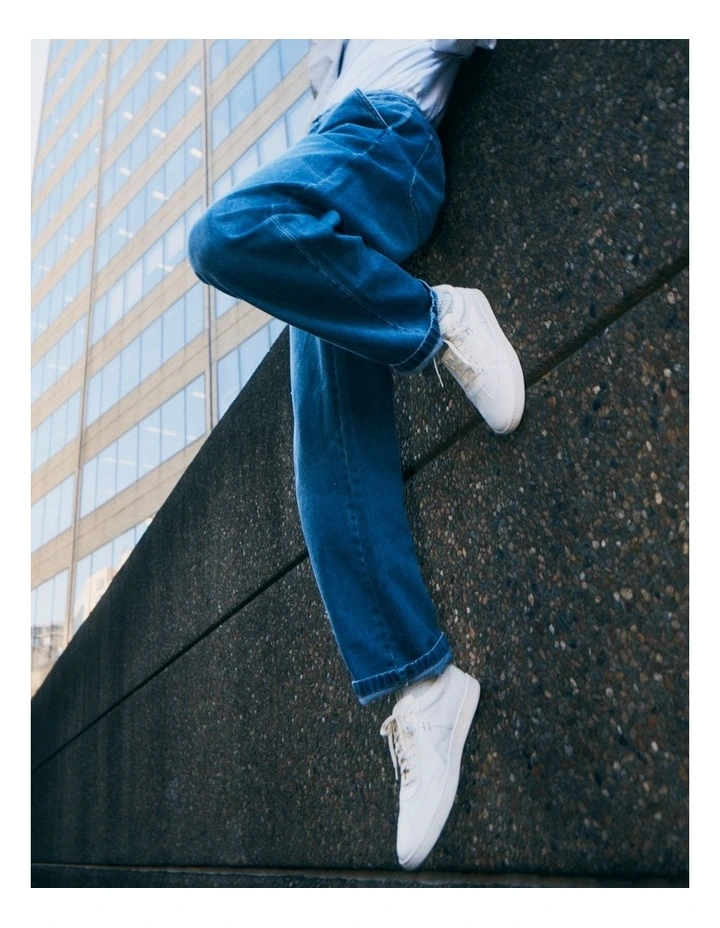 Royal Leather Sneakers in White image 2