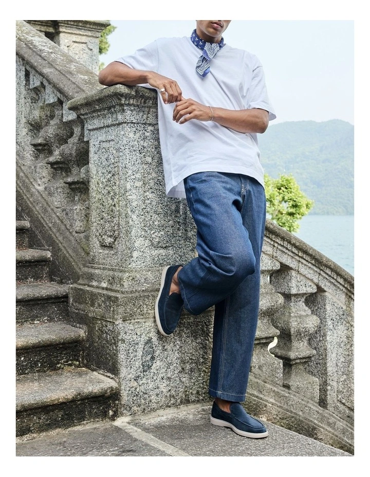 Breeze Slip On Shoes in Navy image 2