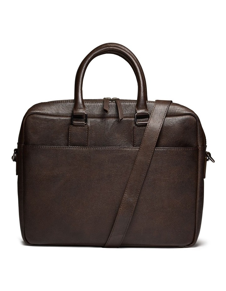 Valle Leather Briefcase in Brown image 1