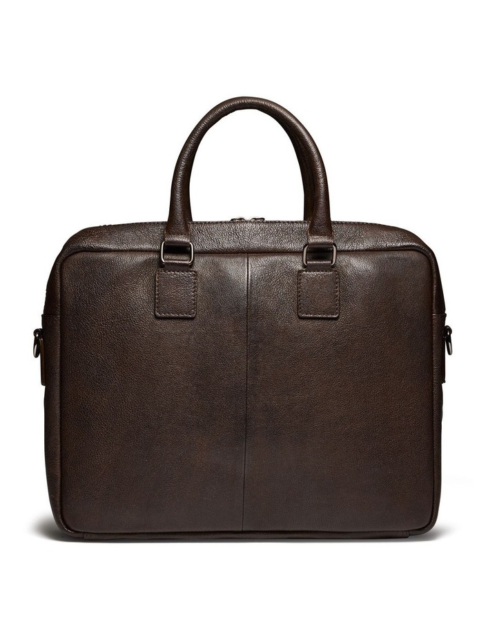 Valle Leather Briefcase in Brown image 4