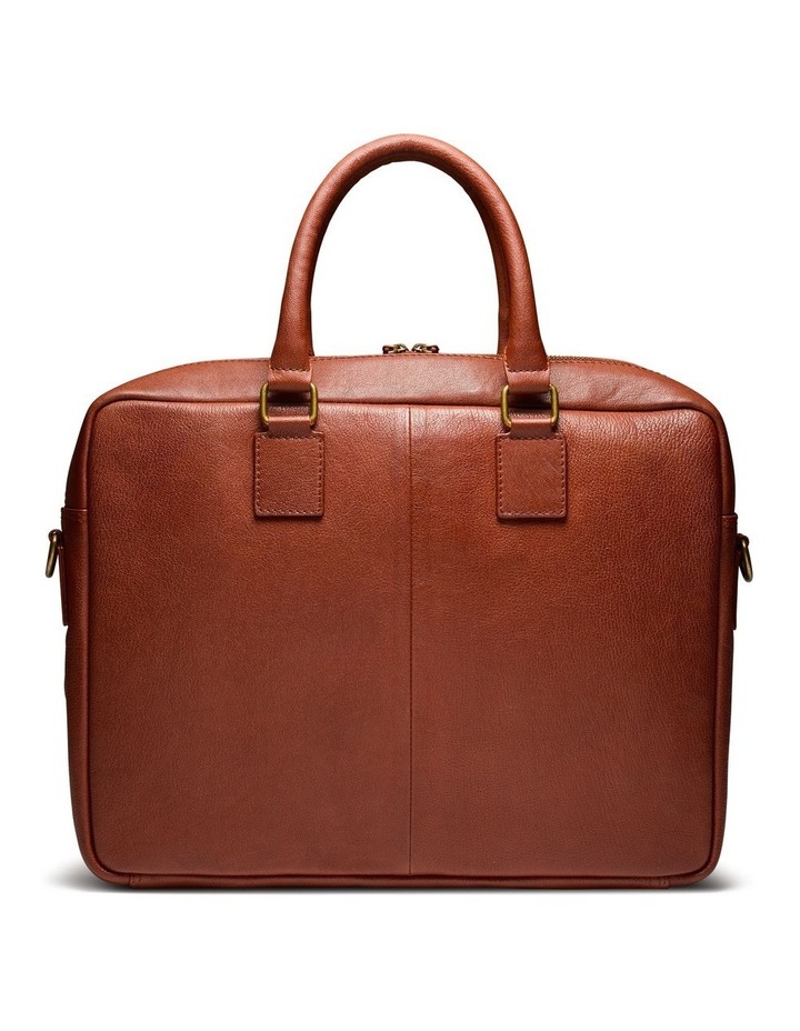 Valle Leather Briefcase in Cognac image 3
