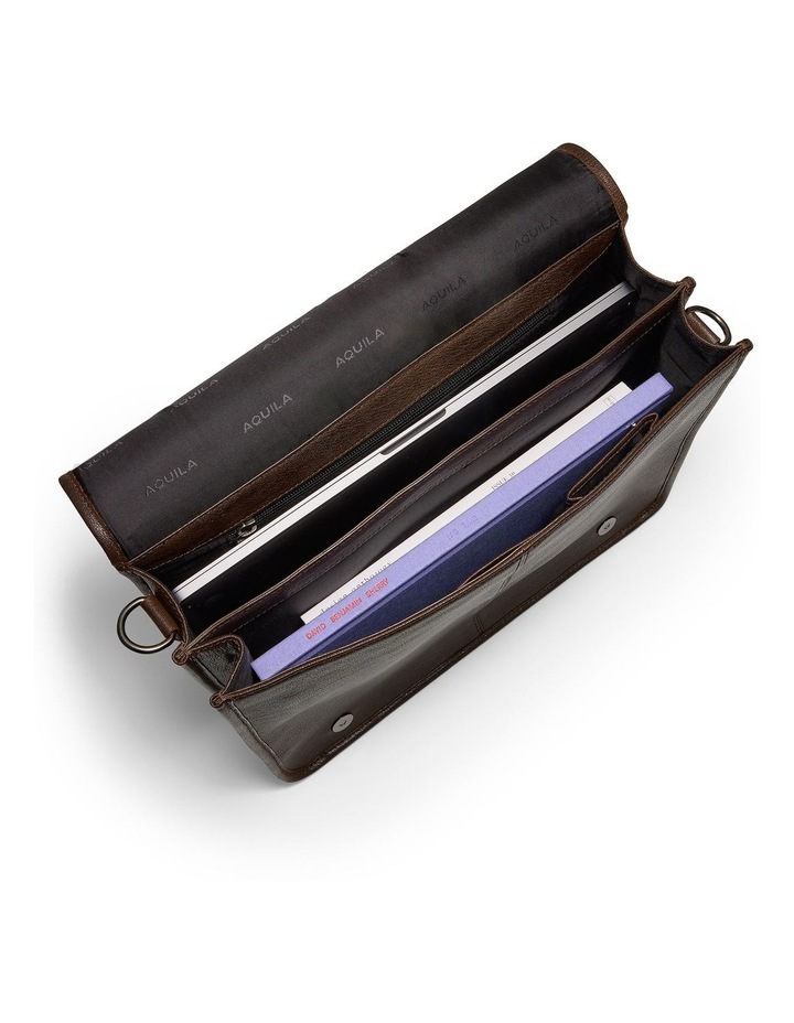 Valle Leather Messenger Bag in Brown image 2