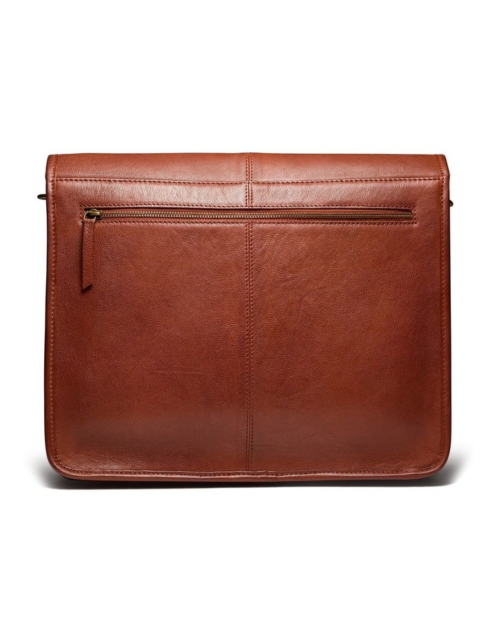 Valle Leather Messenger Bag in Cognac image 3