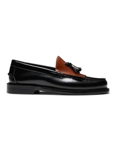 Hargreaves Tassel Loafers in Black/Tan