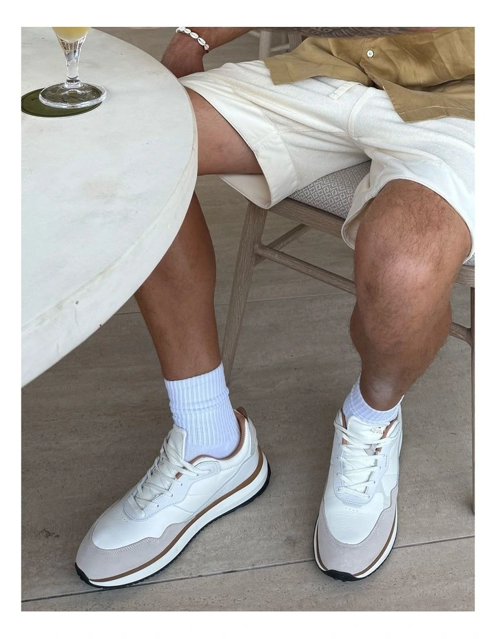 Clash Sneakers in Off White image 2