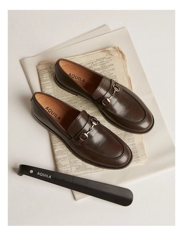 Luis Penny Loafers in Brown image 2