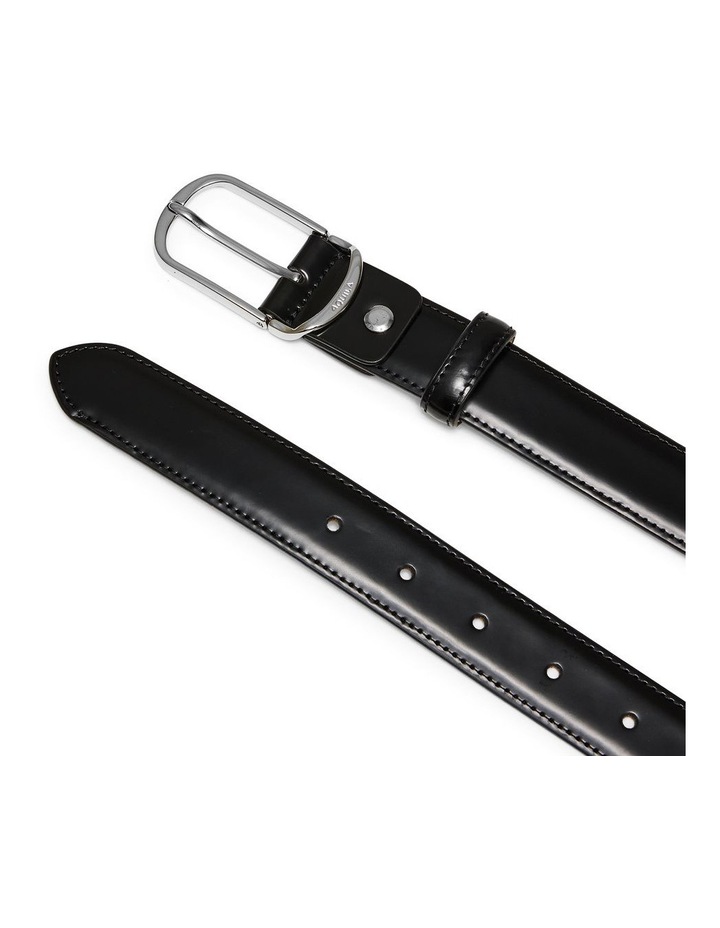Bridges Leather Belt in Black image 2