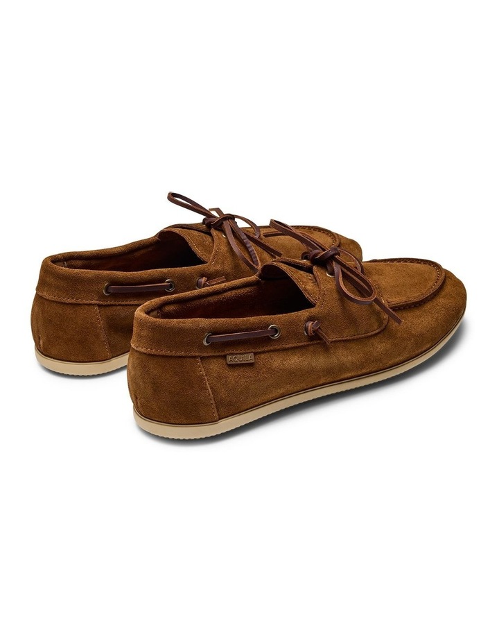 Keel Suede Boat Shoes in Tan image 4