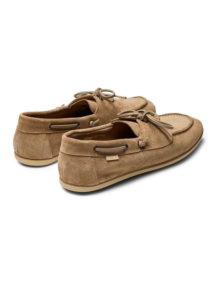 Keel Suede Boat Shoes in Sand image 5
