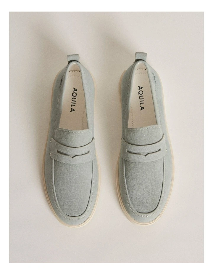 Breeze Nubuck Loafers in Sky image 2