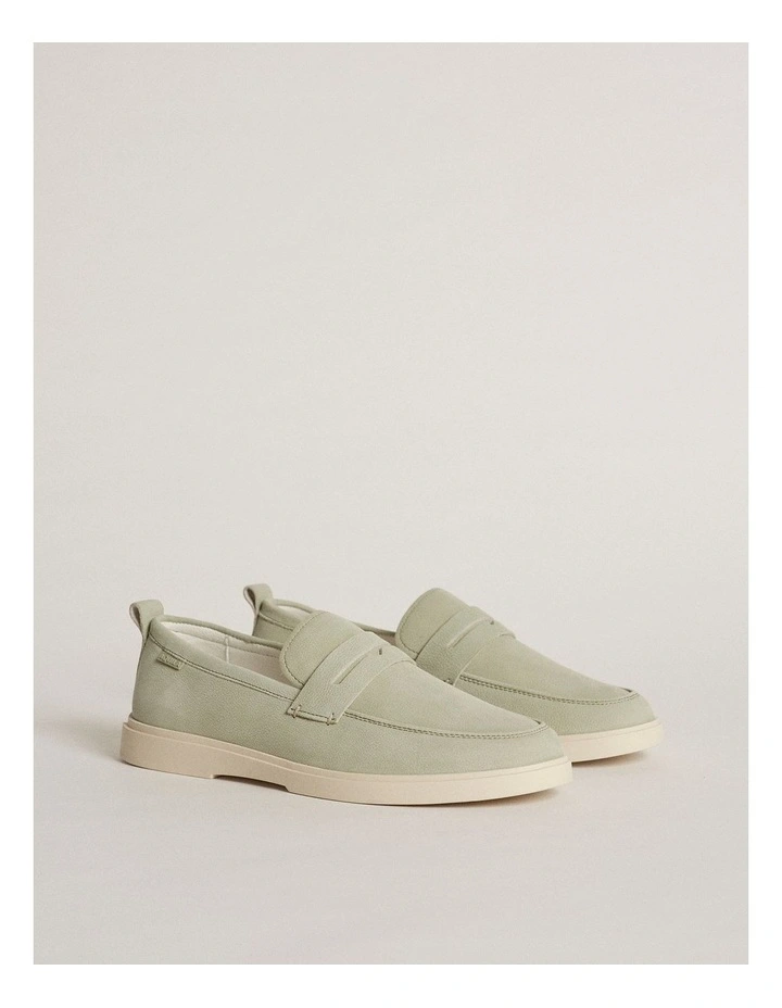 Breeze Nubuck Loafers in Mint image 2