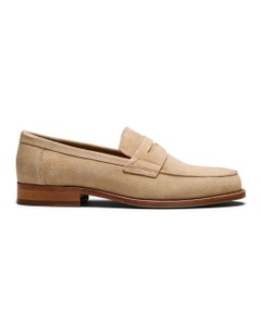 Dartmouth Suede Loafers in Sand