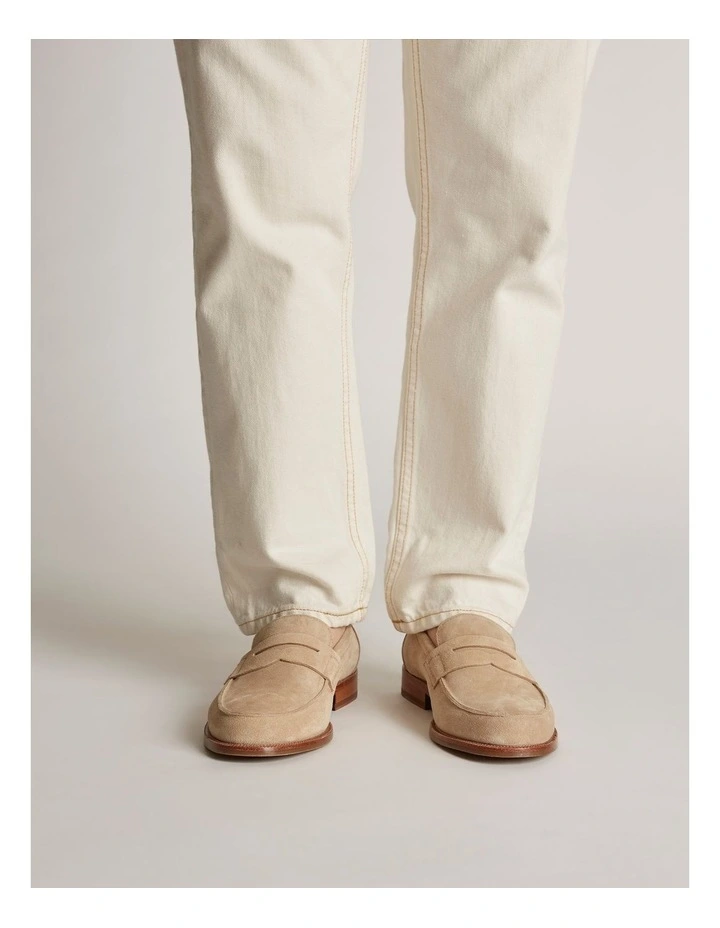 Dartmouth Suede Loafers in Sand image 2