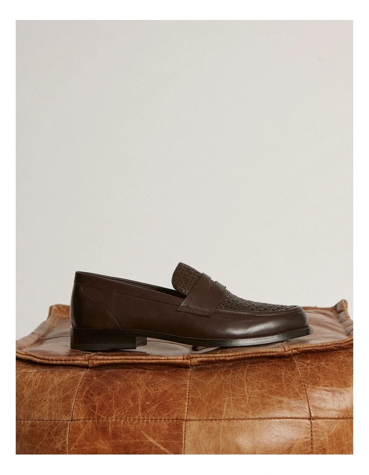 Dartmouth Weave Loafers in Brown image 2
