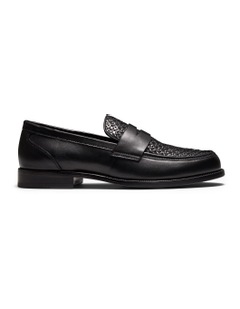 Dartmouth Weave Loafers in Black