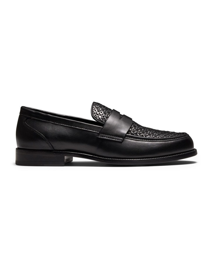 Dartmouth Weave Loafers in Black image 1