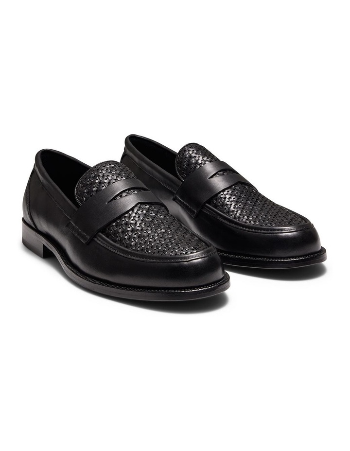 Dartmouth Weave Loafers in Black image 3