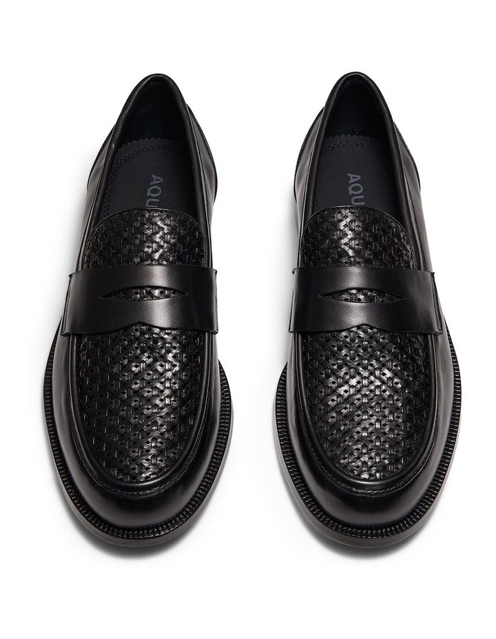 Dartmouth Weave Loafers in Black image 6