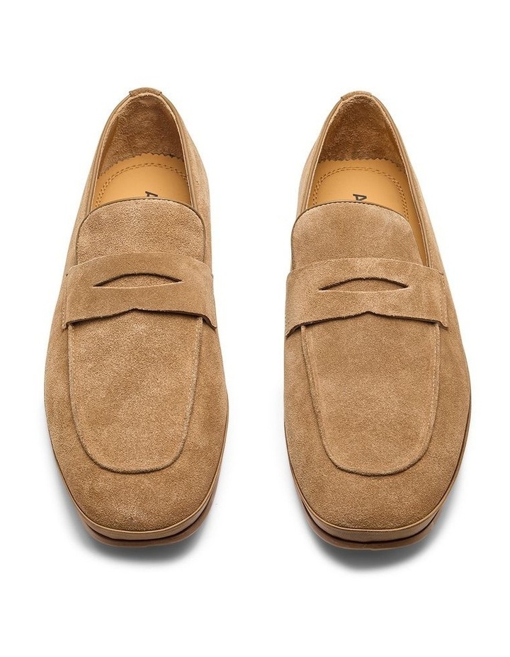 Corso Suede Loafers in Tan image 6