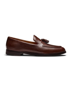 Elias Tassel Loafers in Brandy