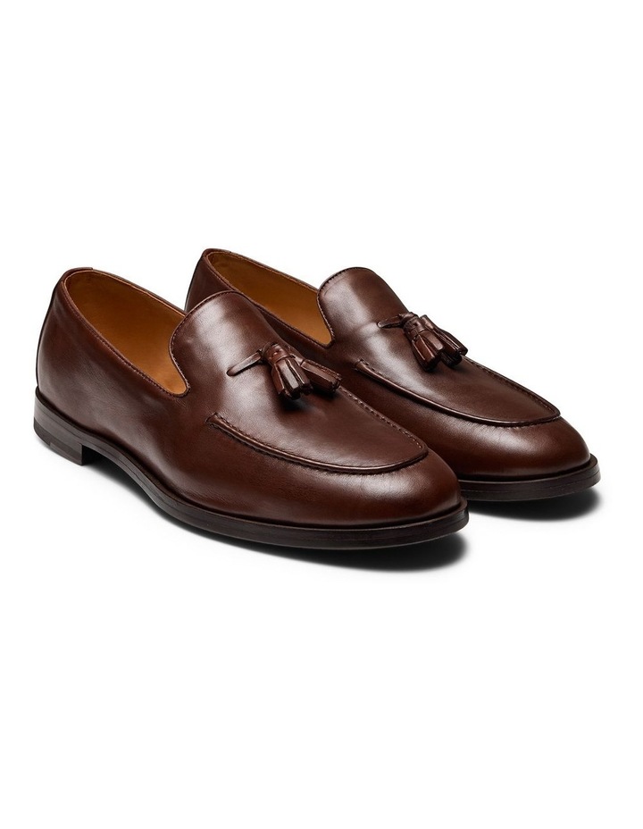 Elias Tassel Loafers in Brandy image 2