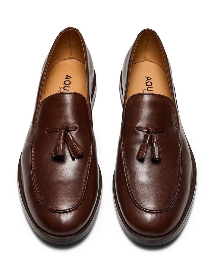 Elias Tassel Loafers in Brandy image 5