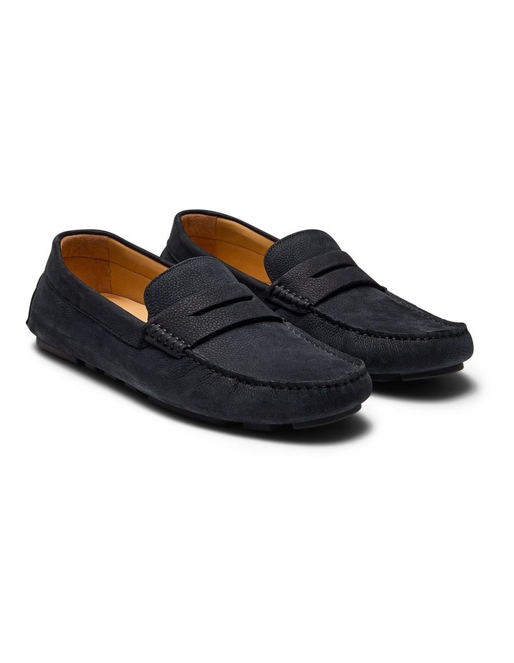 Cisco Nubuck Driving Shoes in Midnight image 2