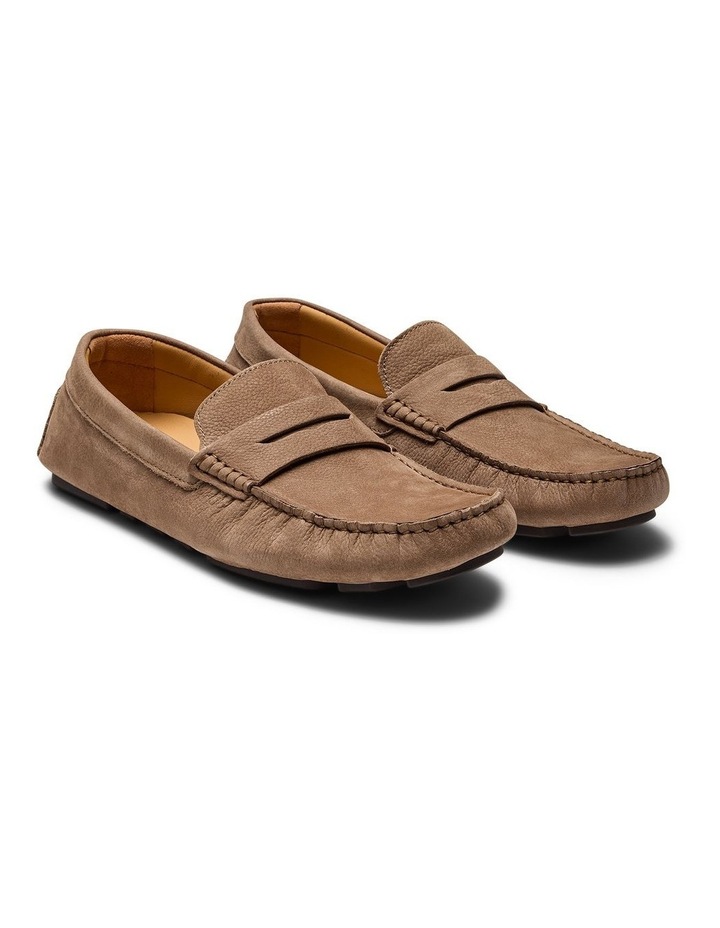 Cisco Nubuck Driving Shoes in Taupe image 3