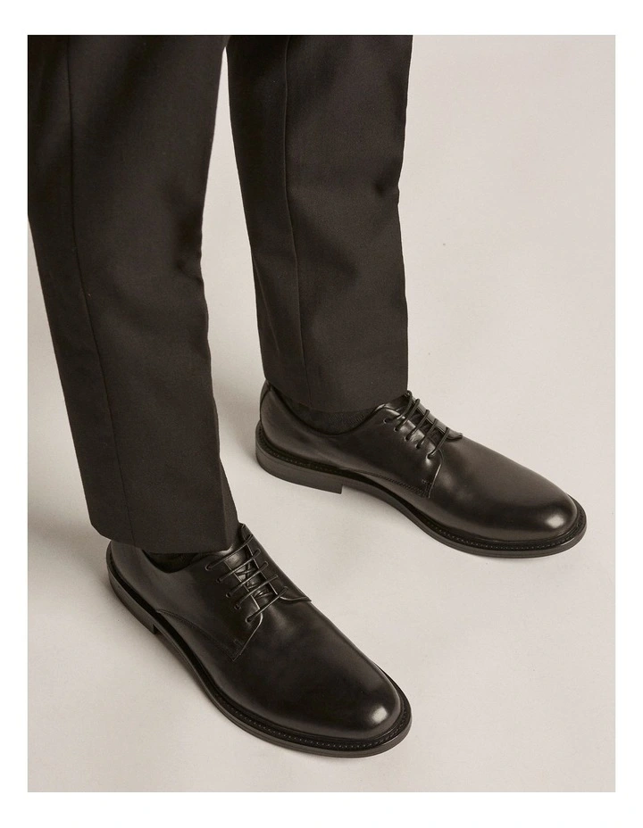 Hank Derby Shoes in Black image 6