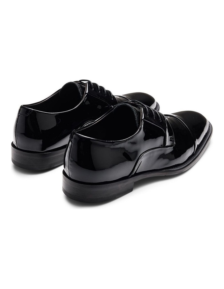 Grantham Derby Shoes in Patent Black image 4