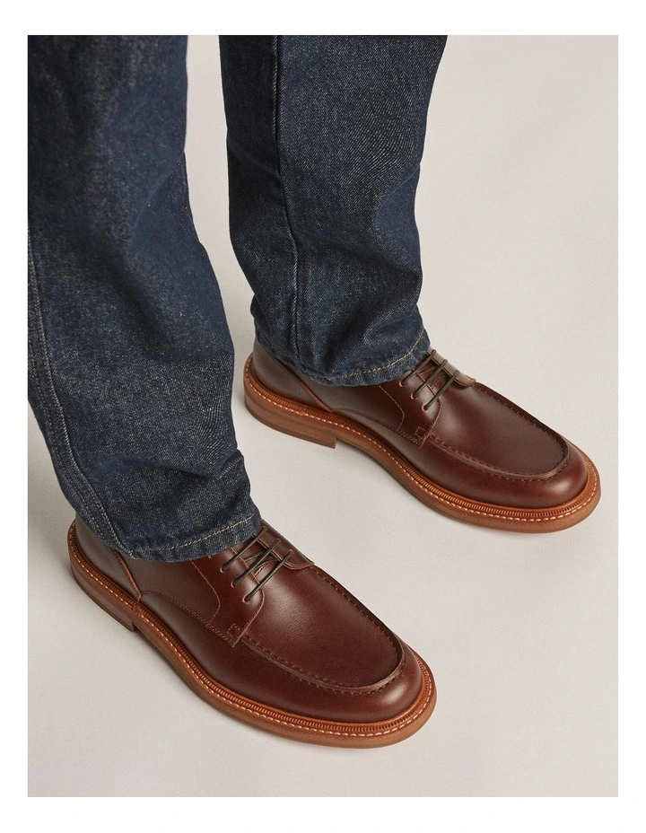 Mensa Lace Up Shoes in Redwood image 6