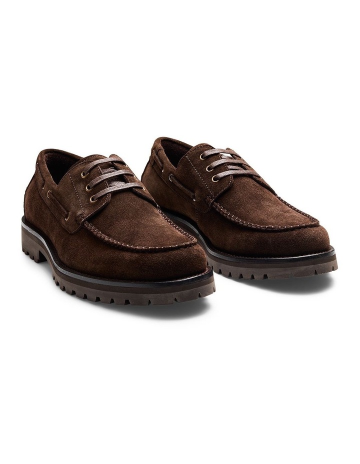 Ark Suede Boat Shoes in Dark Brown image 2