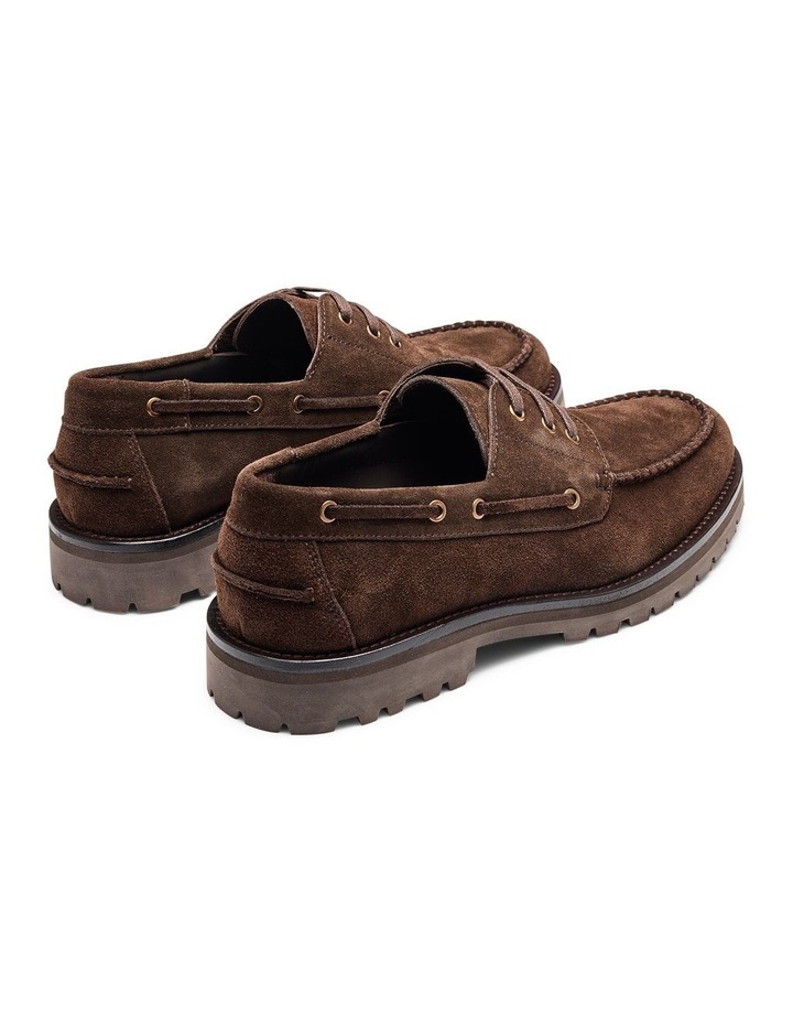 Ark Suede Boat Shoes in Dark Brown image 5