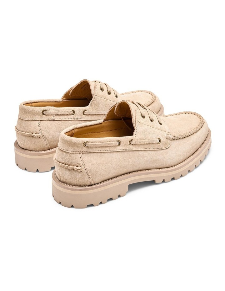 Ark Suede Boat Shoes in Sand image 4