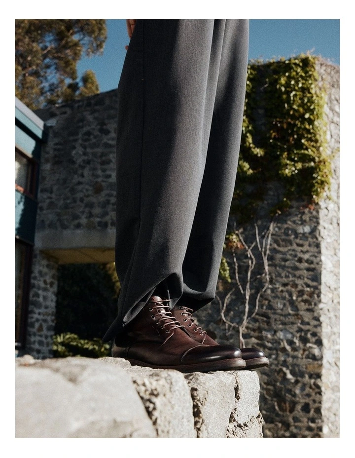 Redding Lace-Up Boots in Brown image 2