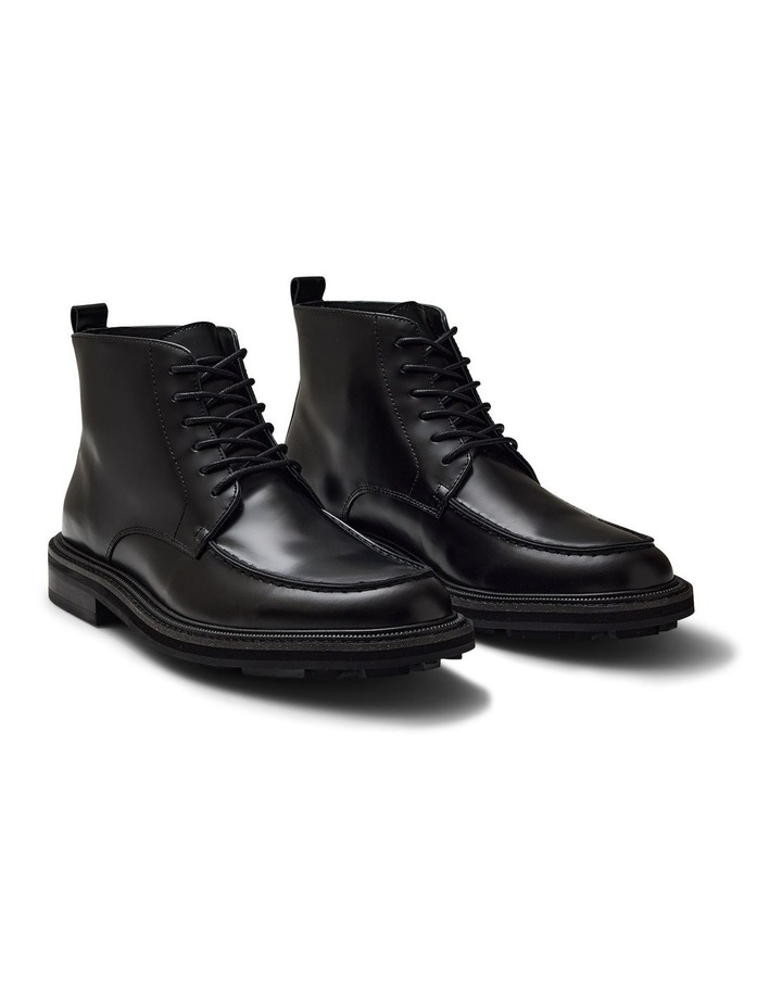Mensa Lace-Up Boots in Black image 2