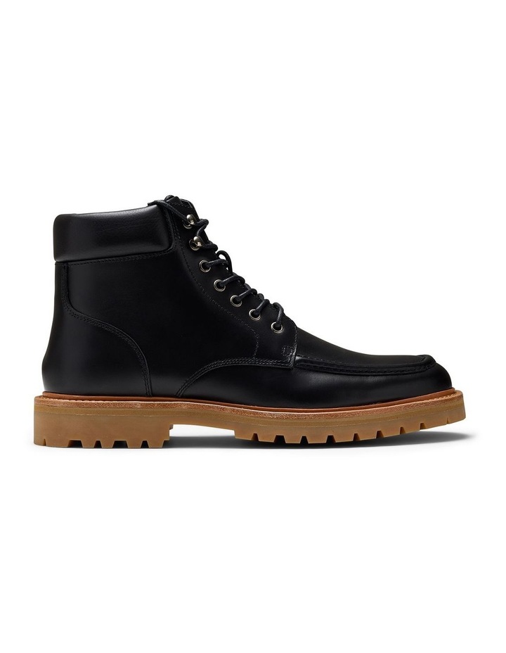 Logger Lace-Up Boots in Black image 1