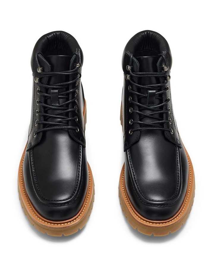 Logger Lace-Up Boots in Black image 5