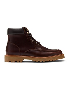Logger Lace-Up Boots in Redwood