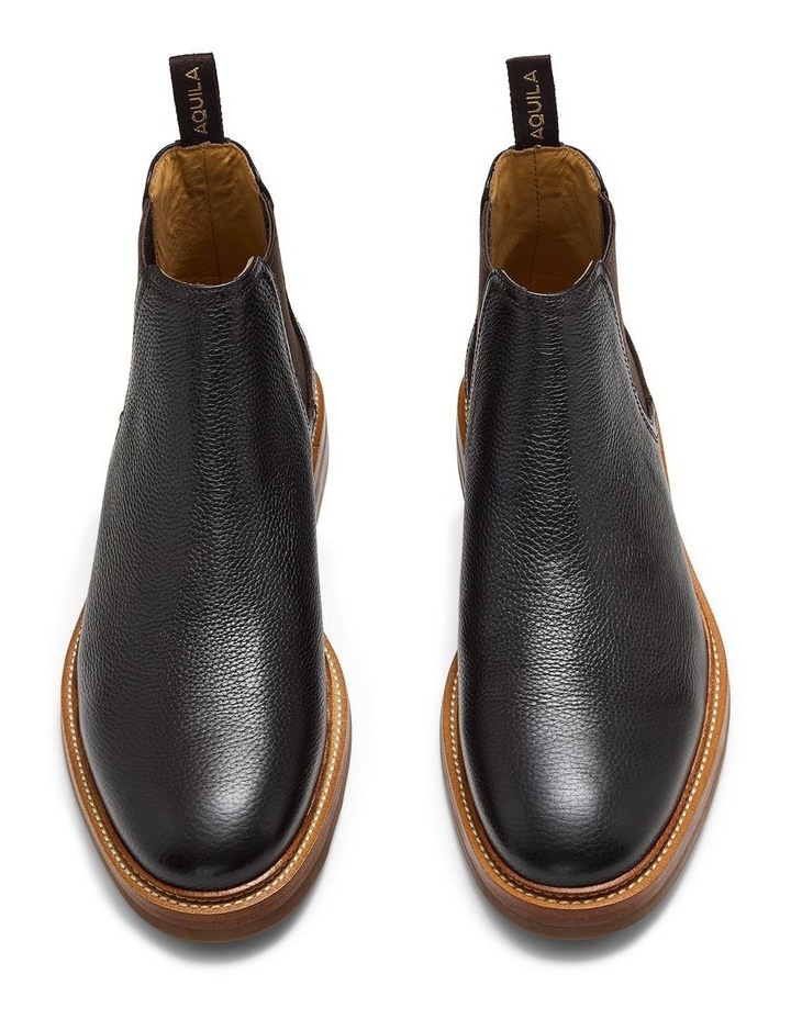 Dakar Chelsea Boots in Dark Brown image 5