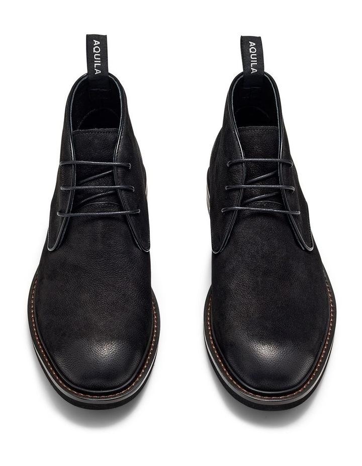 Milo Nubuck Chukka Boots in Black image 5