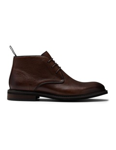 Milo Leather Chukka Boots in Cognac