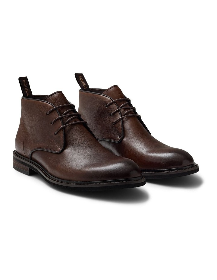 Milo Leather Chukka Boots in Cognac image 2