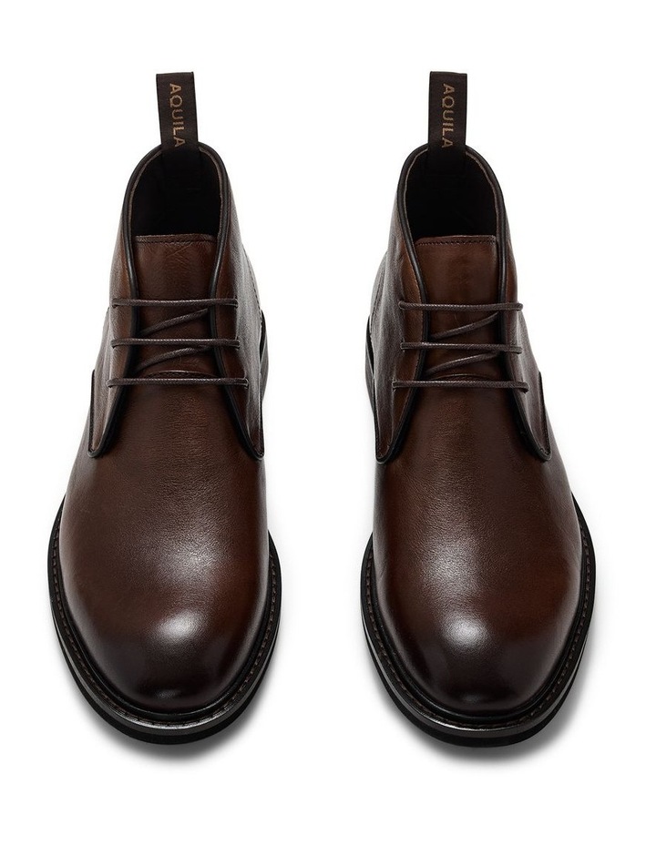 Milo Leather Chukka Boots in Cognac image 5