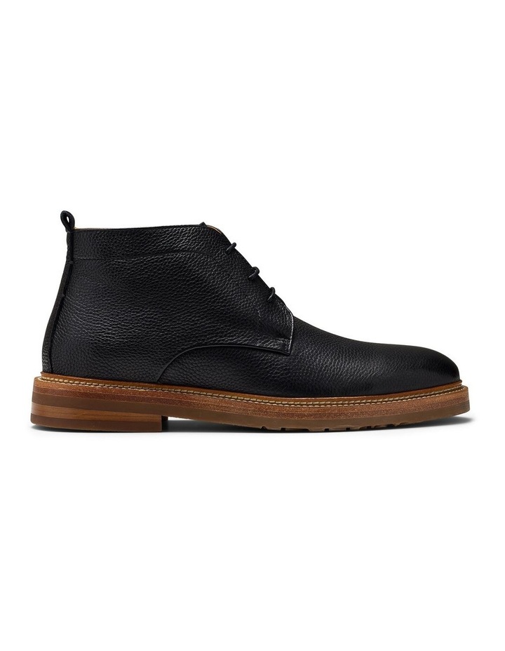 Dakar Leather Chukka Boots in Black image 1