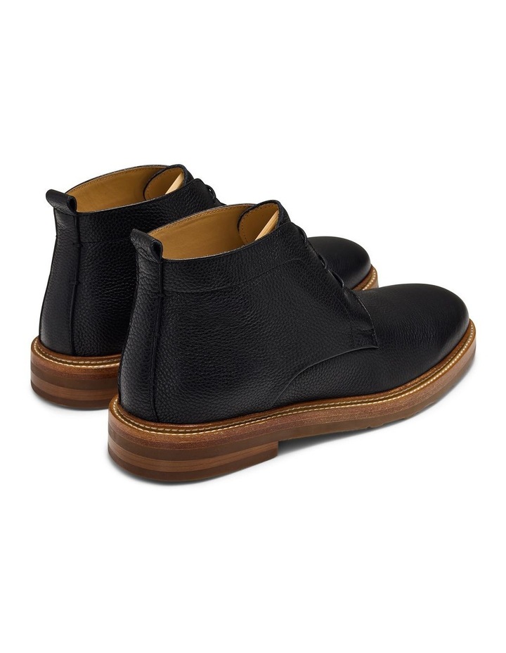 Dakar Leather Chukka Boots in Black image 4