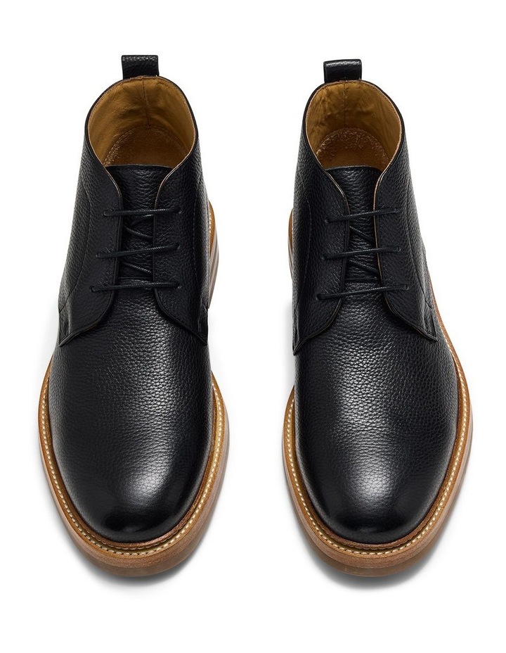 Dakar Leather Chukka Boots in Black image 5