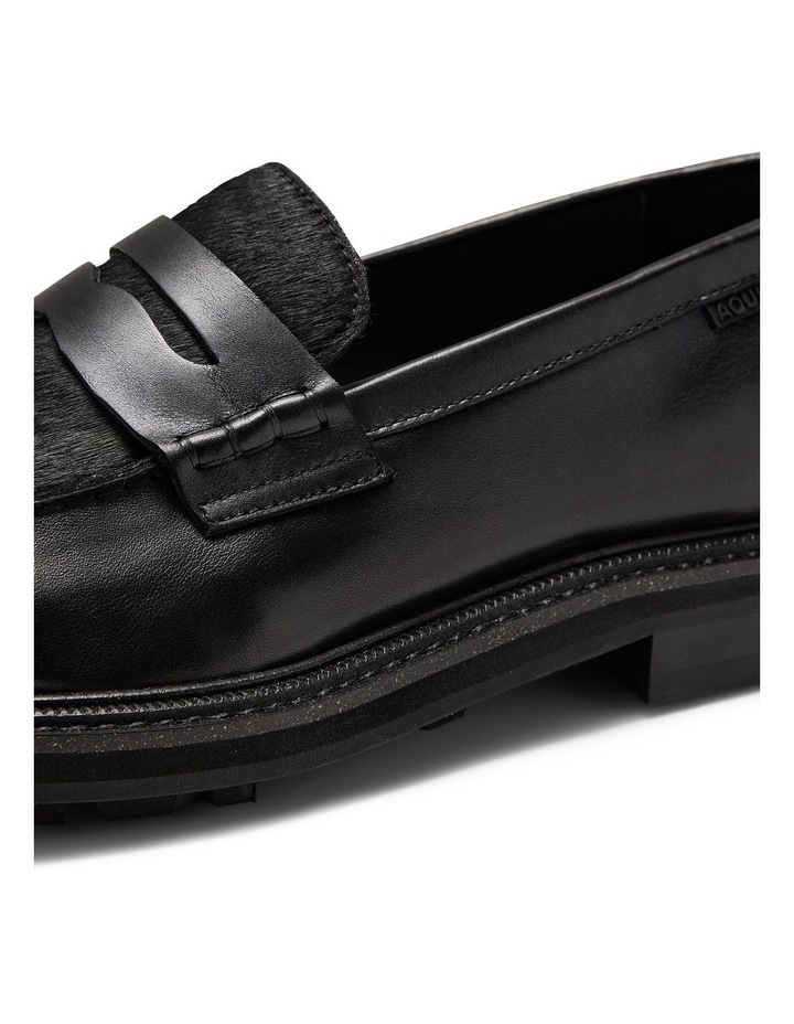 Mensa Pony Loafers in Black image 7