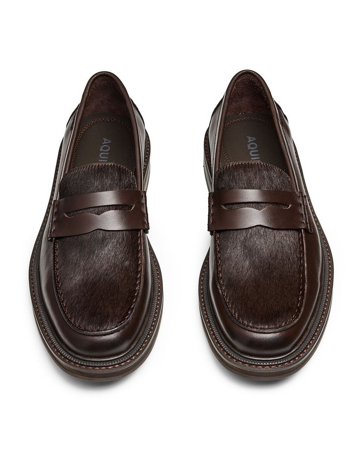 Mensa Pony Loafers in Brown image 5